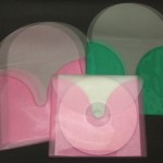 仕分けに便利「CD収納ビニールソフトケース（カラー） CD・DVDケース」